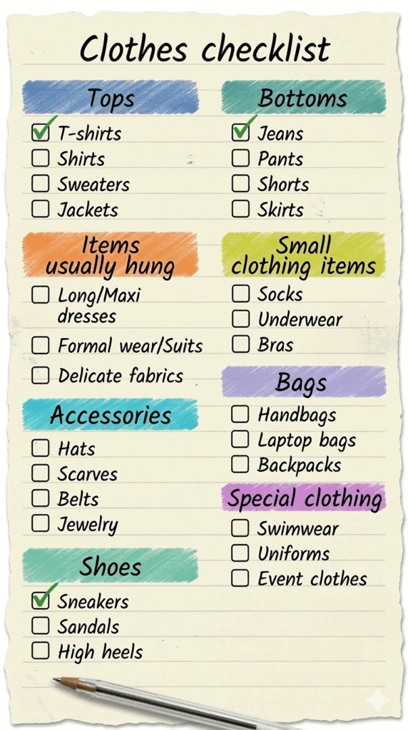 Organize Clothes
